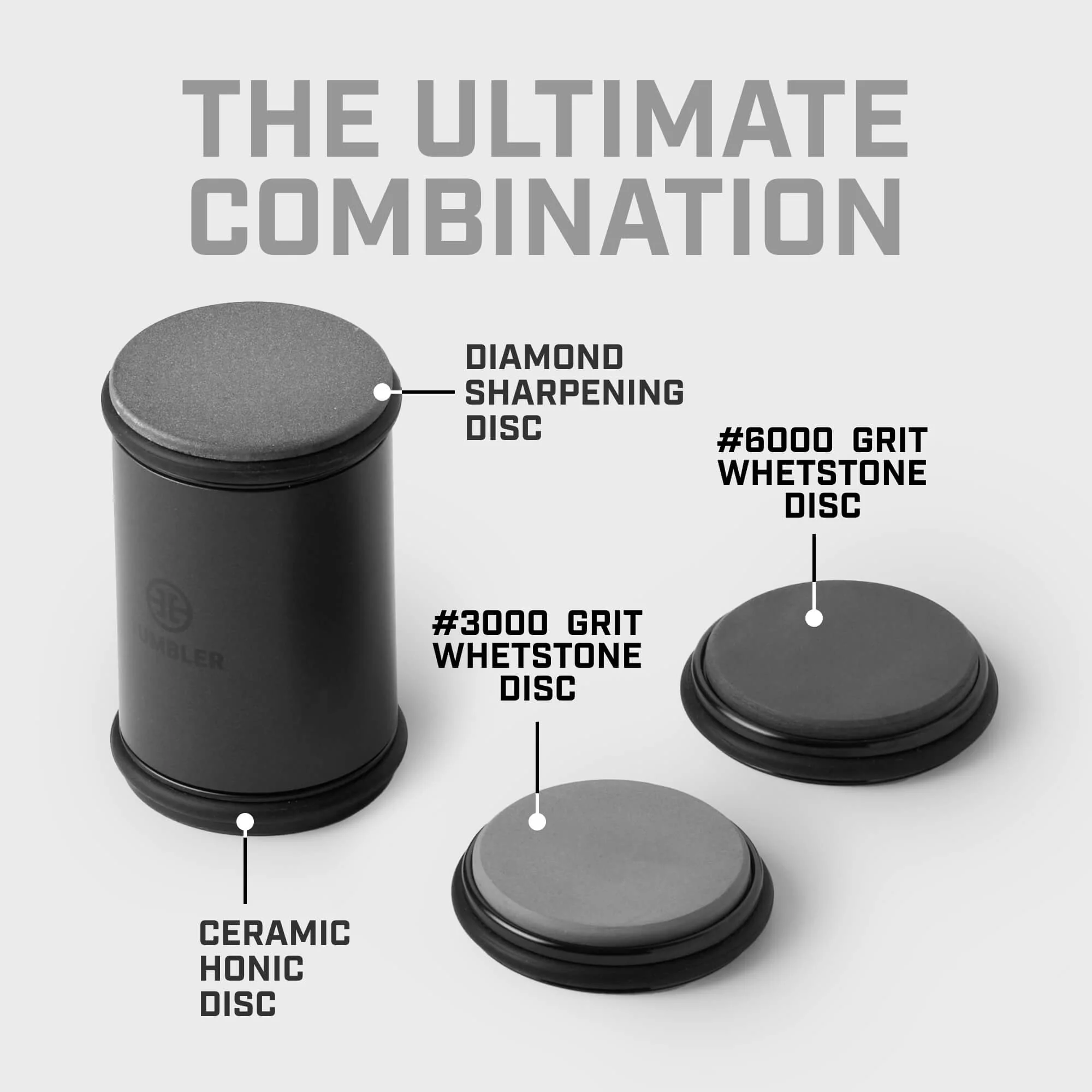 Rolling Knife Sharpener Pro Full Set - Charcoal Black - Image 4