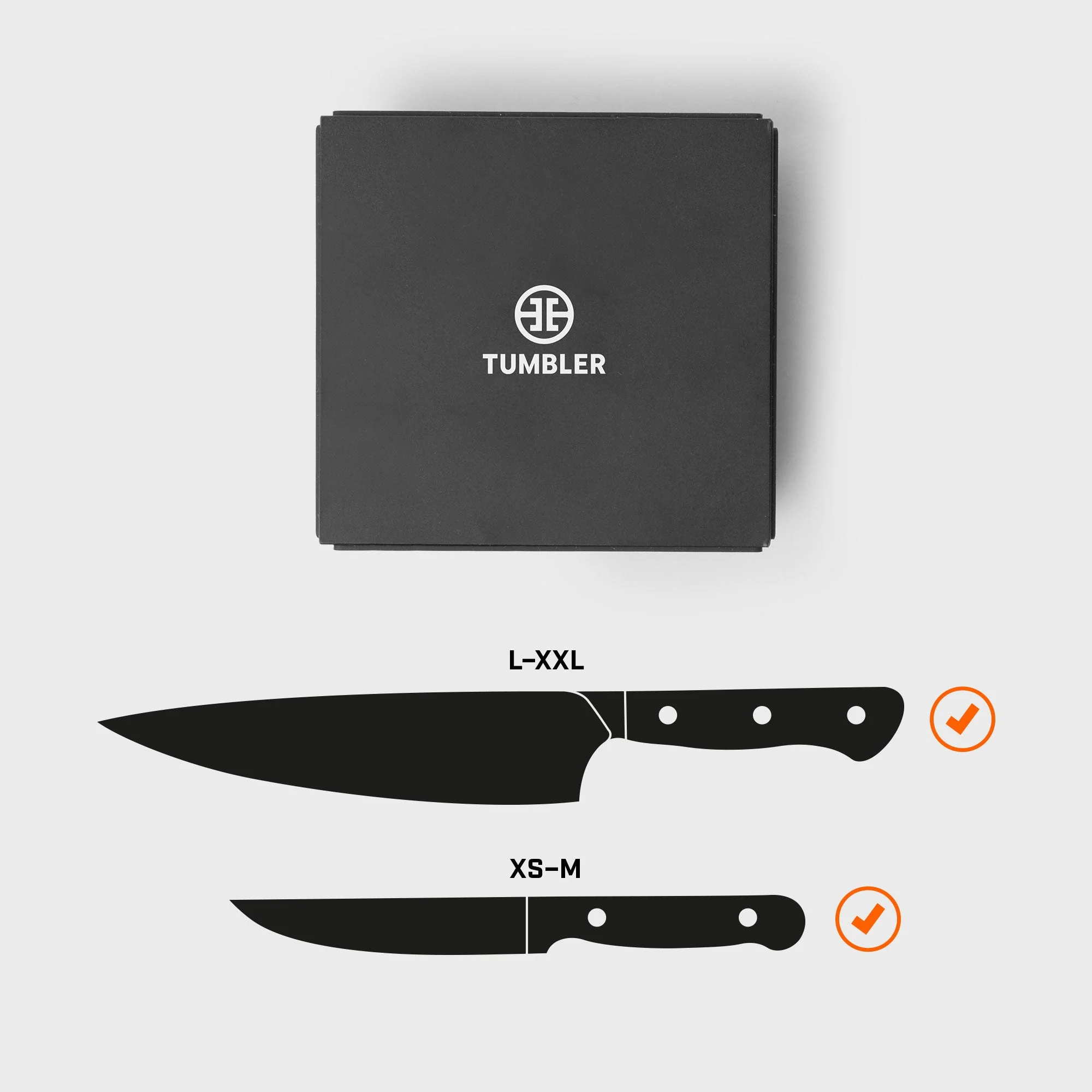 Tumbler Knife Holder Pro Charcoal Black - Image 2