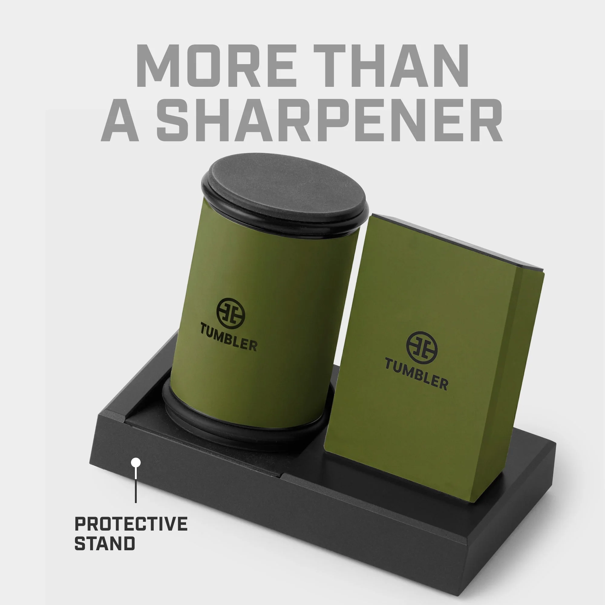 Tumbler Pro Diamond Rolling Knife Sharpener Set - Forest Green - Image 11